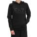 EMPORIO ARMANI Emporio Armani EA7 мужской тянуть over Parker 7M001413 AF22266f-ti- тренировочный хлопок 100% Logo черный 2026 осень-зима новый продукт 
