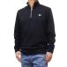 FRED PERRY Fred Perry мужской половина Zip выше футболка M3574 / HALF ZIP SWEATSHIRT черный стандартный популярный товар 