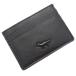 MAISON KITSUNE mezzo n лисица футляр для карточек MW05345LC0045 / PROFILE FOX CARDHOLDER черный 2025 осень-зима новый продукт 