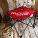 }Coca-Cola Coca Cola * складной пляж стол * держатель для напитков ×2* compact складной *BBQ кемпинг уличный море река 