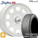���ޡ������� �ۥ�����4�ܥ��å� 155/65R14����� 4H100 MLJ �ǥ��ȥ�SS �ۥ磻�� �֥�¥��ȥ� �쥰��GR-X3