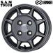 륷󥿥 ۥ4ܥå 165/65R14 4H100 ENKEI S.A.M TOUGH   ᥿å  륦 4S HA32