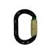 Teufelberger karaTkalabina Triple action tree уход Arborist tree climbing ( черный / Gold )