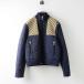  популярный Gucci GUCCI 715540 GG ткань переключатель стеганная куртка 44(170/84A)// темно-синий мужской мужской блузон #[2400015090320]