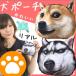 ポーチ かわいい 犬柄 化粧ポーチ 犬 リアルドッグ
