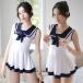  костюмированная игра матроска женский костюмированная игра Mini One-piece летняя одежда форма женщина форма школьная форма лента юбка JK женщина высота сырой безрукавка Halloween костюм маскарадный костюм 