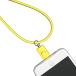 Simplism Lightning коннектор для ремешок на шею желтый iphone
