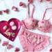セール アモスタイル AMO'S STYLE 夢みるブラ ブラ&ショーツセット(A,B,C,Dカップ) AMST1145 WHU + Hikini