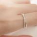 SV925 sterling серебряный Cross линия открытый кольцо 1 шт 