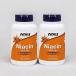 [2 шт. комплект ]Now Foods никотиновая кислота 500 mg 100 Capsule 