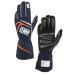 OMP перчатка для гонок [FIA легализация ] FIRST GLOVES MY2025 FIA легализация (8856-2018 стандарт ) темно-синий голубой / флуоресценция orange (249)
