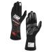 OMP racing glove [FIA official recognition ]SPORT GLOVES sport glove FIA official recognition (8856-2018 standard ) black / red (073)