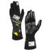 OMP перчатка для гонок [FIA легализация ]SPORT GLOVES спорт перчатка FIA легализация (8856-2018 стандарт ) черный / флуоресценция желтый (178)