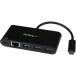 STARTECH.COM X^[ebN LANA_v^[/USB-C/1x RJ45/10/100/1000 Mbps/3xUSB-A/PD US1GC303APD Ԍ |Cg10{