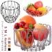  Fruits Basket складной деформация из нержавеющей стали корзина деформация фрукты корзина нержавеющая сталь корзина фрукты миска тросик корзина тросик bow 