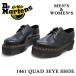  Dr. Martens внутренний стандартный распродажа представительство магазин Dr.Martens 25567001 1461 QUAD 3EYE SHOE Quad s Lee отверстие обувь женский мужской толщина низ 