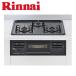 ビルトインガスコンロ Rinnai リンナイ RB32AM4H2S-BW-13A ブラック 都市ガス 60cm幅　水無し片面焼きグリル Wワイド火力 ビルトインコンロ RB32AM4H2SBW13A