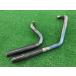 FXDL1580 muffler неоригинальный б/у мотоцикл детали в единственном экземпляре Short Schott черный O2 сенсор дыра есть нехватка товара редкий товар Cy