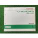  Vigor VIGOR список запасных частей 1 версия Honda стандартный б/у мотоцикл сервисная книжка CB5-100 HONDA техосмотр "shaken" каталог запчастей сервисная книжка 85