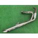  Steed 400 muffler глушитель неоригинальный б/у мотоцикл детали NC26 STEED400 нержавеющая сталь 2in1 slash cut 76φ custom материалы .35