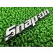  Snap-on эмблема неоригинальный б/у мотоцикл детали Snap-on aluminium двусторонний наклейка общая длина 115mm изгиб нет tool кейс . ящик для инструментов .oT