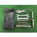  погруженный в машину инструмент Kawasaki оригинальный б/у мотоцикл детали tool комплект проблема на место . для обслуживания .Z W Zephyr Estrella Balius KLX NINJA ZZR и т.п. техосмотр "shaken" Genuine bT