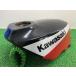 GPZ400R бак чёрный / серебряный / красный Kawasaki оригинальный б/у мотоцикл детали ZX400D топливный бак топливный бак восстановление материалы . краска материалы .koke царапина нет редкий подлинная вещь yF