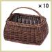 <10 шт. комплект >[ затонированный ..] 4 угол модель корзина ( одна сторона в наличии )[37×25×20cm] mts-43-36