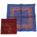 2.29 pocket square центр часть мелкий рисунок,. сторона peiz Lee ( голубой * красный )2 цвет развитие linen( лен ) 100%
