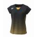  Yonex YONEXwi мужской игра рубашка ( Fit рубашка ) 20824 (184) черный | Gold Япония представитель 