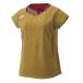  Yonex YONEXwi мужской игра рубашка ( Fit рубашка ). 20915 016 Gold 