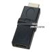 HDMI180 раз вращение адаптер HDMI( женский )=HDMI( мужской ) 4k2k соответствует терминал : позолоченный орнамент . внезапный угол. кабель изменение 180 раз до свободный угол swing A-MFR
