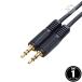3.5mm стерео 1m 3 высшее 3.5mm( мужской )=3 высшее 3.5mm( мужской ) аудио кабель 1m звуковая аппаратура из динамик редактирование музыки звук автомобильное устройство контейнер COMON SS-10