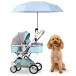 SALUDABLE собака Cart зонт от солнца Buggy зонт держатель коляска тент передвижная корзинка домашнее животное ( голубой )
