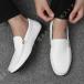  Loafer мужской мокасины кожа обувь обувь без шнуровки обувь для вождения джентльмен обувь повседневная обувь deck shoes натуральная кожа работа место для легкий амортизирующие свойства выдающийся чёрный белый 