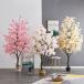  человеческий труд декоративное растение искусственная зелень большой Sakura. дерево офисная работа место интерьер искусственный цветок искусственная зелень часть магазин пространство удобный . починка не необходимо дом для помещений подарок подарок современный 