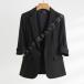  tailored jacket женский 7 минут рукав summer жакет тонкий весна лето осень внешний простой ходить на работу одежда OL офис casual сверху товар большой . размер свободно 