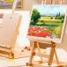  настольный из дерева мольберт скетч мольберт высота настройка угол настройка дисплей подставка высокий устойчивый мобильный возможность материалы для рисования картина panel подставка изобразительное искусство искусство te солнечный скетч 