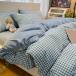  futon комплект крышек одиночный полуторный Flat простыня серебристый жевательная резинка проверка симпатичный модный простыня покрытие .. чехол на футон box простыня подушка покрытие 