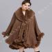  женский кашемир меховое пальто пончо палантин First -ru кардиган манто накидка пальто внешний большой размер накидка лиса осень-зима сверху товар вечеринка 