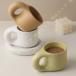 �Z�b�g �}�O�J�b�v �~ �R�[�X�^�[ �؍��G�� 300ml �O���[�� �n���h���C�h ���� �}�O �v���[�g �H�� �A�[�g �e�B�[�J�b�v �R�[�q�[�J�b�v �J�b�v �R�b�v �M