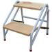  step stool solid wood steel made step chair folding 2 step three step wide width withstand load 150kg thickness multifunction slip prevention outdoors 