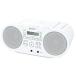  Sony AUX CD радио ZS-S40 : FM/AM/ широкий FM соответствует белый ZS-S40 W