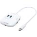 ߥ襷 UDS-HH01PWH USB PDбType-C USB3.2Gen1 HUB ۥ磻 ۥ磻UDSHH01PWH