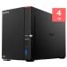 �Хåե����� LS720D0402 LinkStation 2.5G LAN��ܹ�®��ǥ�2�٥� 4TB