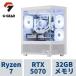 ge-mingPC G-GEAR White GP7A-F253B/A/CP3 Ryzen7 /RTX5070 /32GB память /1TB SSD /WiFi+BT соответствует, водяное охлаждение specification 