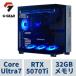 ge-mingPC G-GEAR стойка отсутствует GV7J-G262B/R/CP1 CoreUltra7 270K Plus /RTX5070Ti /32GB память /1TB SSD /WiFi7+BT соответствует / стекло боковой + водяное охлаждение specification 