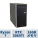  mini tower PC AeroStream RM7A-E251B/NT1 Ryzen7 5700X /RTX5060Ti(8GB версия ) /16GB память /1TB SSD /DVD мульти- Drive 