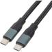 USB3.2Gen2 Type-C�P�[�u�� PD100W ���b�V�� 0.5m�@U32CC-MM05P10M
