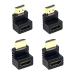 HDMI 90�x*2+270�x*2 �ϊ��A�_�v�^ L�^�ϊ��A�_�v�^ ���� ���p HDMI�I�X to HDMI���X �����ꏊ�Ή� 4�Z�b�g �n�C�X�s�[